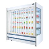 CE Open Display Fruit Vegetable Meat Supermarket Fridge Freezer