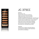 L- ODM Under Counter Wine Chiller Custom Logo Voltage Reversible Door Wine Cabinet for Global Distributors