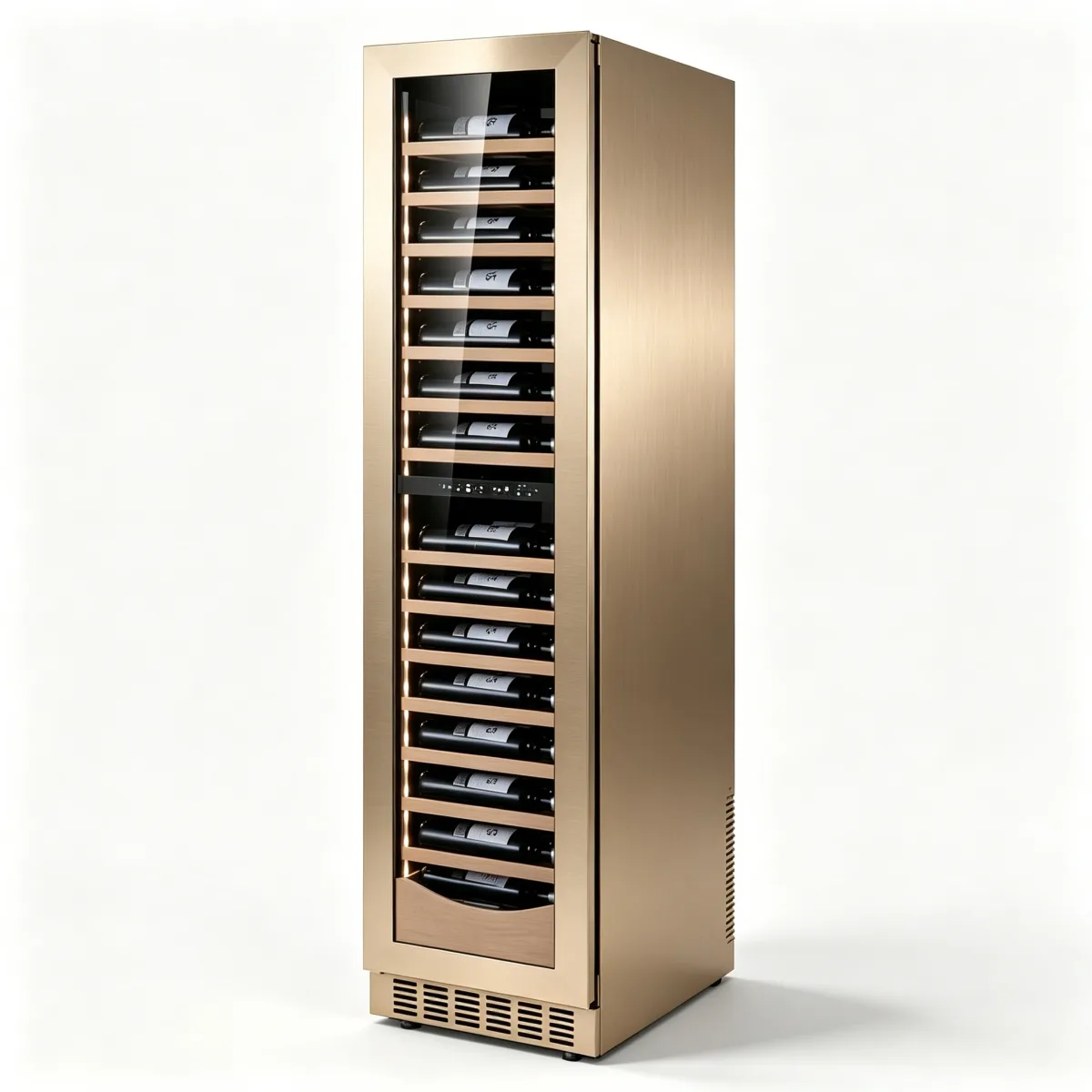 G-JC-385B Sliding Beech Racks Temp Wine Storage Unit
