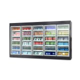 High Efficiency Display Refrigerator Precise Temp Control Upright Refrigerated Showcase for Fresh Drink