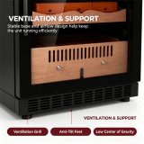 C-Built-in Freestanding Dual Use Compressor Cigar Cabinet 375L For Cigar Aging Collection