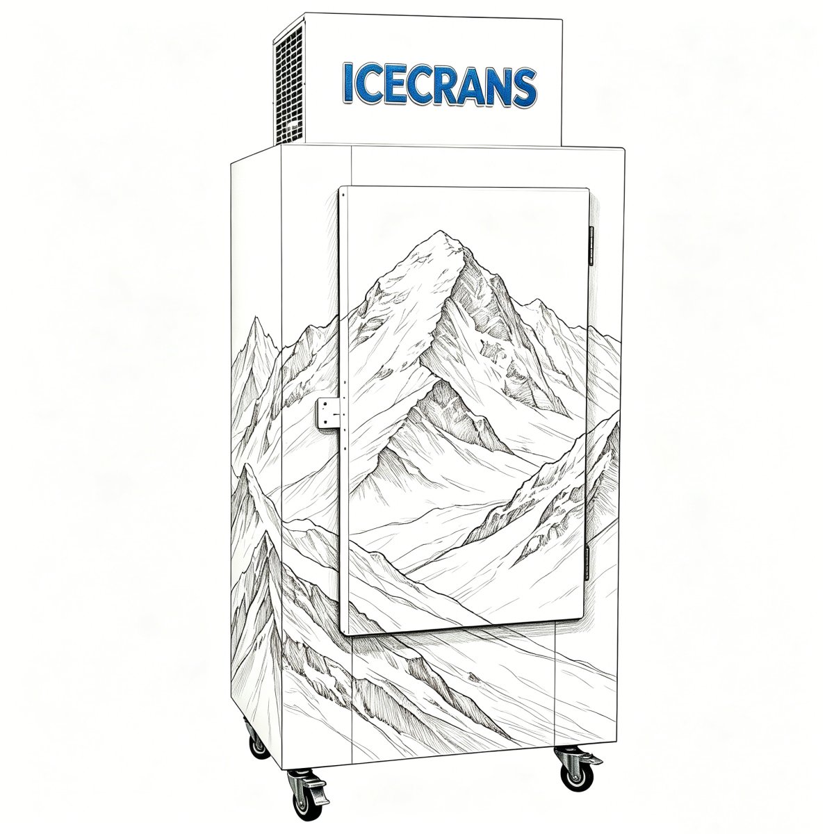 G-Thick Insulation Ice Storage Machine Keep Ice No Melting