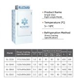 Heavy Duty Weatherproof Outdoor Ice Merchandiser Commercial Ice Bin Freezer Year-Round Use