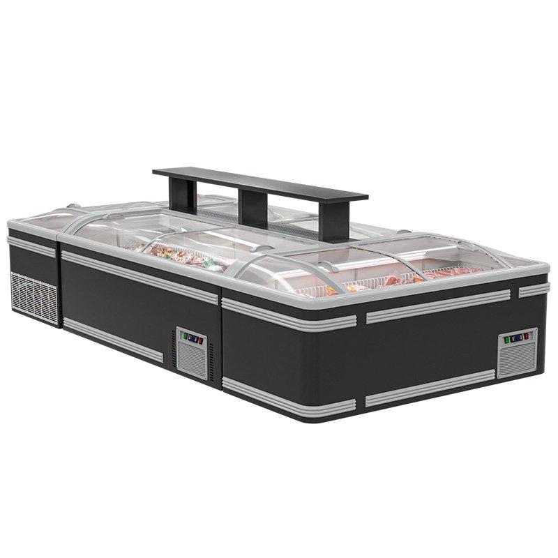 Supermarket Refrigerator Island Freezer Horizontal Freezer