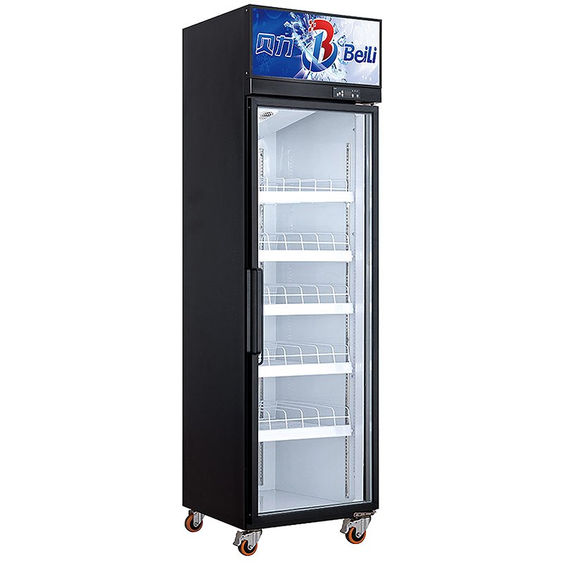 Glass Door Chiller showcase Wine and Beverage Coolers Commercial Refrigerator
