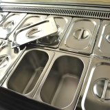 Custom logo Gelato showcase Icecream Display case Freezer