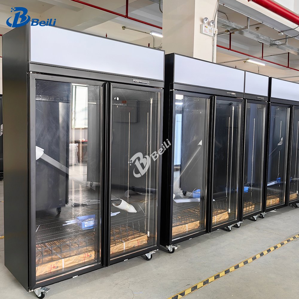 Comercial Fridge Beer Glass Door Merchandise Fridge Beverage Cooler