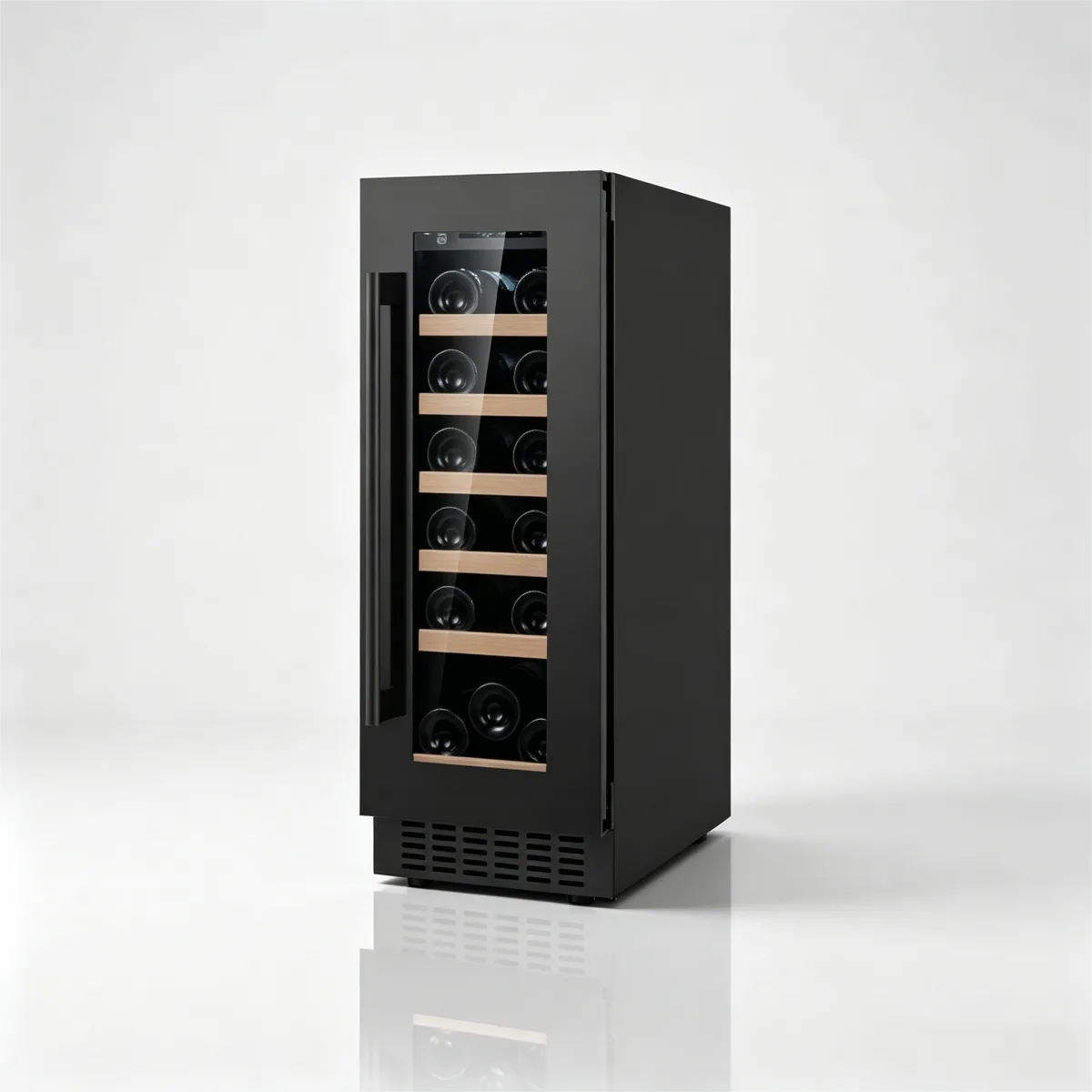 C-58L Vertical Built-in Wine Refrigerator Single Zone Constant Temp Wine Cooler