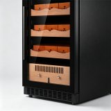C-265L Large Vertical Cigar Humidor Cedar Wood Racks Constant Temp Humidity Storage