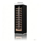 L- Detachable Beech Racks Wine Refrigerator Reversible Door UV-Free LED Narrow Built-in Wine Chiller