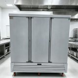 2 Door Reach-in Commercial Fridge Fan Cooling Large Capacity Kitchen Refrigerator