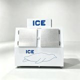 C-Embossed Aluminum Liner Double Door Ice Storage Freezer Fast Cooling Easy to Clean Interior