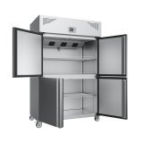 Stainless Steel Freezer Work Bench Undercounter Kitchen Chest Freezers