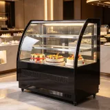 CE Certified Commercial Cake Display Cooler Export Grade Bakery Refrigerated Showcase