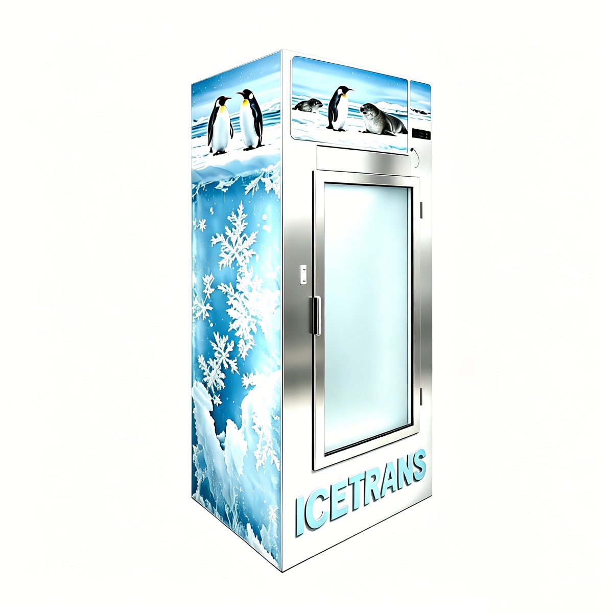 G-Snowflake Polar Design Vertical Commercial Freezer Cabinet