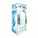 G-Snowflake Polar Design Vertical Commercial Freezer Cabinet