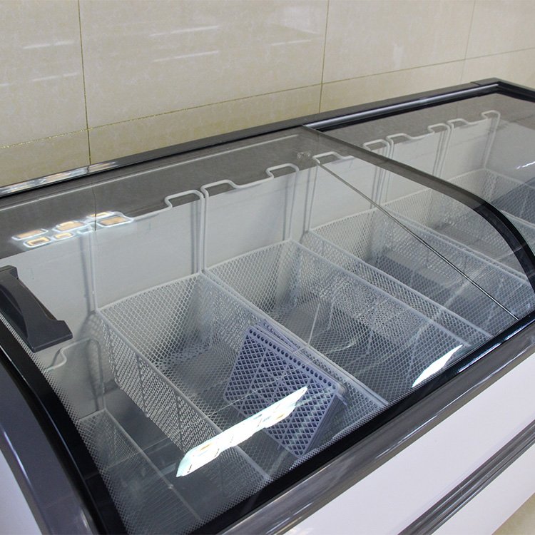 Factory Hot Selling Supermarket Commercial Island Cooler Freezer Horizontal Freezer