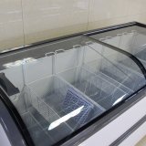 Factory Hot Selling Supermarket Commercial Island Cooler Freezer Horizontal Freezer
