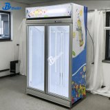 Commercial Double Door Beer Display Fridge Display Cooler