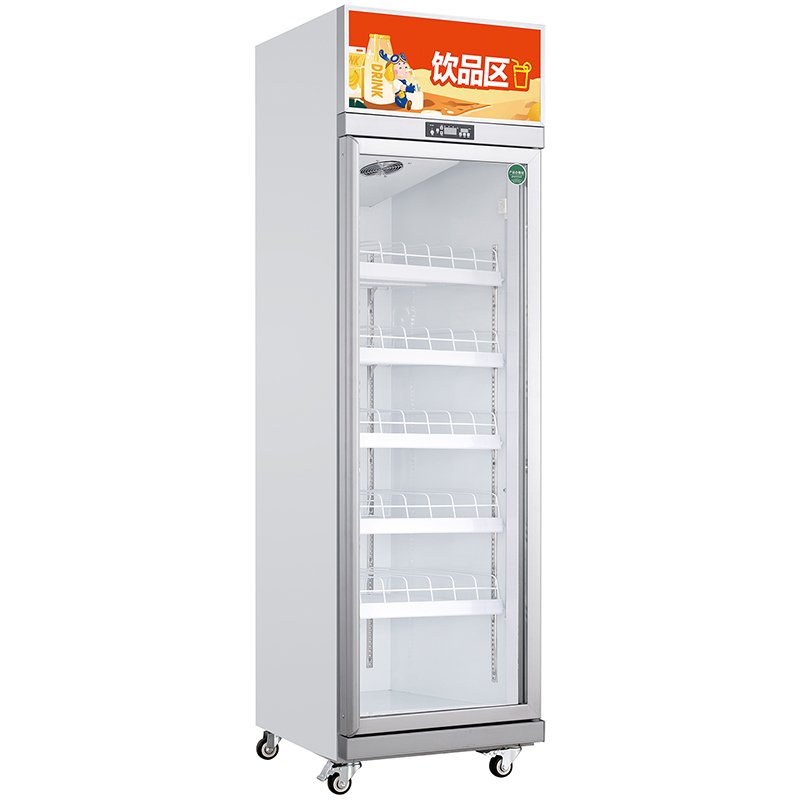 Glass Door Chiller showcase Wine and Beverage Coolers Commercial Refrigerator