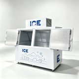 C-Commercial Double Door Ice Storage Freezer Anti-Frost Uniform Cooling Ice Holding Cabinet for Ice Retail