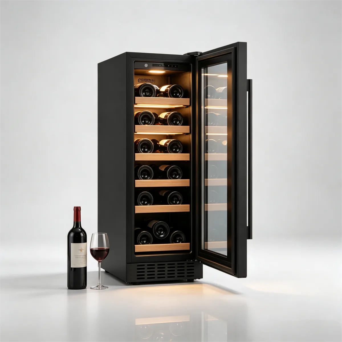 C-85L Built-in Vertical Wine Refrigerator 5-20℃ Constant Temp Cooler