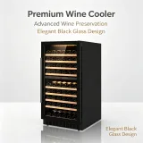 C-Large Capacity Dual Use Embedded Wine Fridge 265L Wine Cabinet