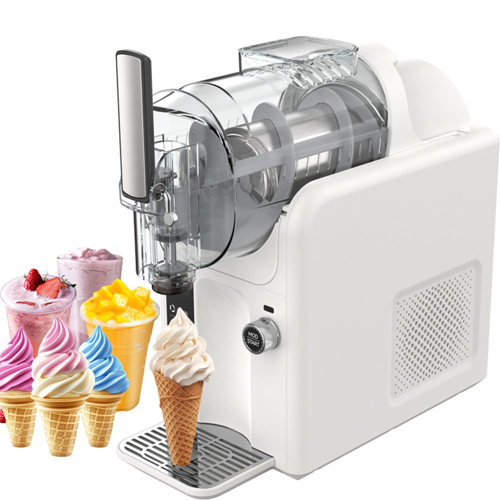 Small Commercial Slush Machine Single Tank Table Top Digital Display Slushie Maker for Hotel Lobby