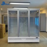 Commercial Beverage Coolers 3 Door Juice Beer Glass Chiller for Drinks