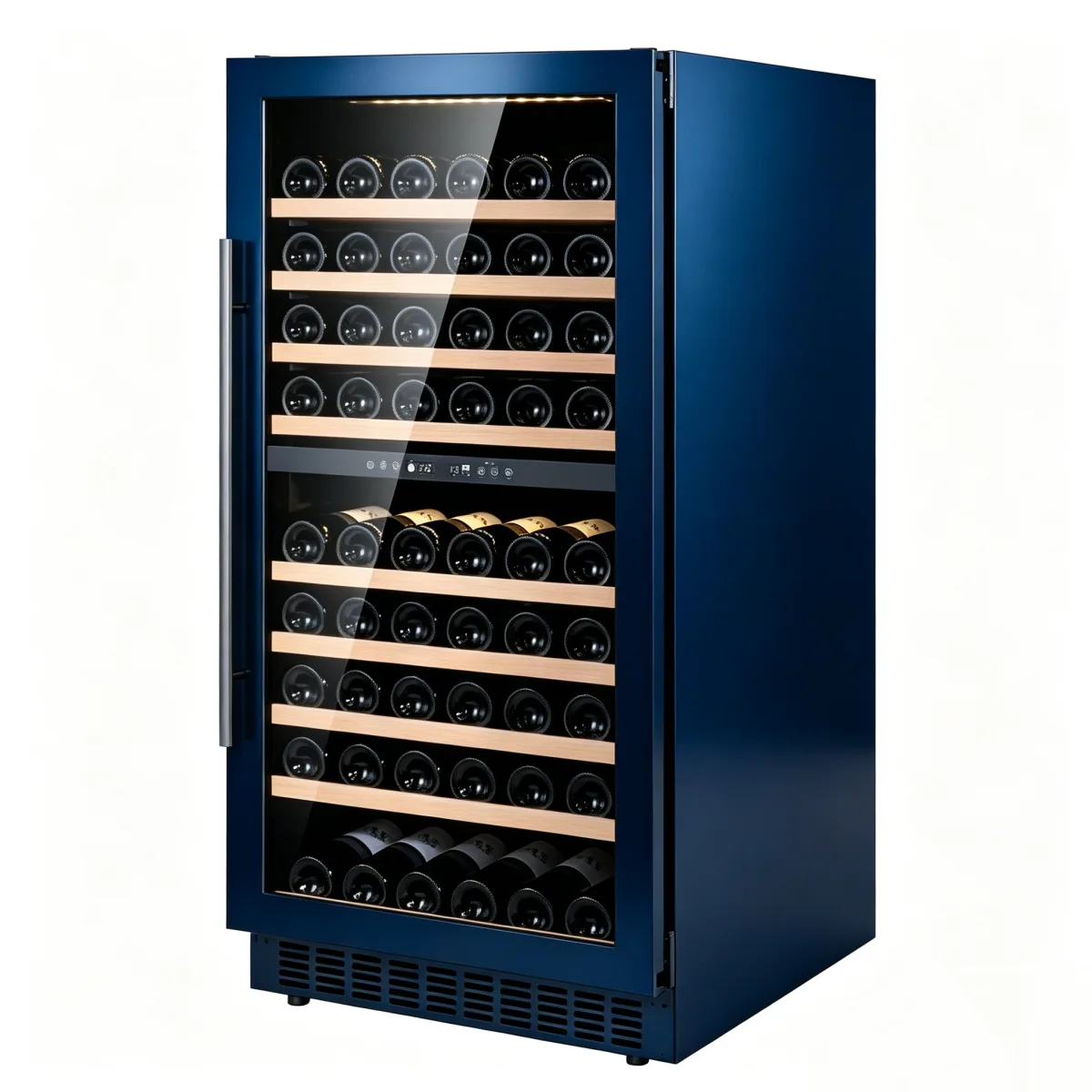 G-Reversible Door Wine Cabinet Temperature Memory Door Open Alarm
