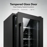 C-85L Single Temperature Zone Built-in Wine Fridge Low Noise Compressor Wine Cooler