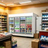 OEM ODM Retail Store Walk-in Display Refrigeration Combo Custom Rear Access Cooler Freezer