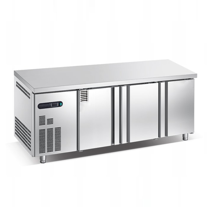 Commercial Under Counter Freezer Stainless Steel Fridge Workbench Chiller Refrigerator Counter Top Refrigerator and Freezer