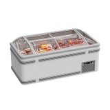 Freezing Equipment Top Sliding Glass Doors Freezer Chest Ice Cream Display for Sale