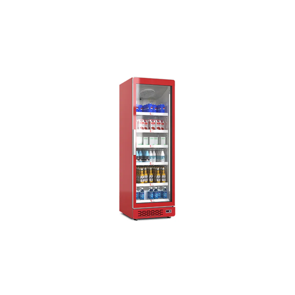 Vertical Single Door Commercial Beverage Display Cooler