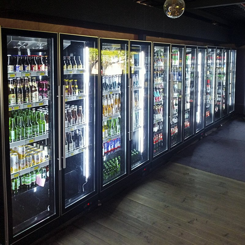 Beer bar Counter Display Fridge Upright Display Refrigerator for bar