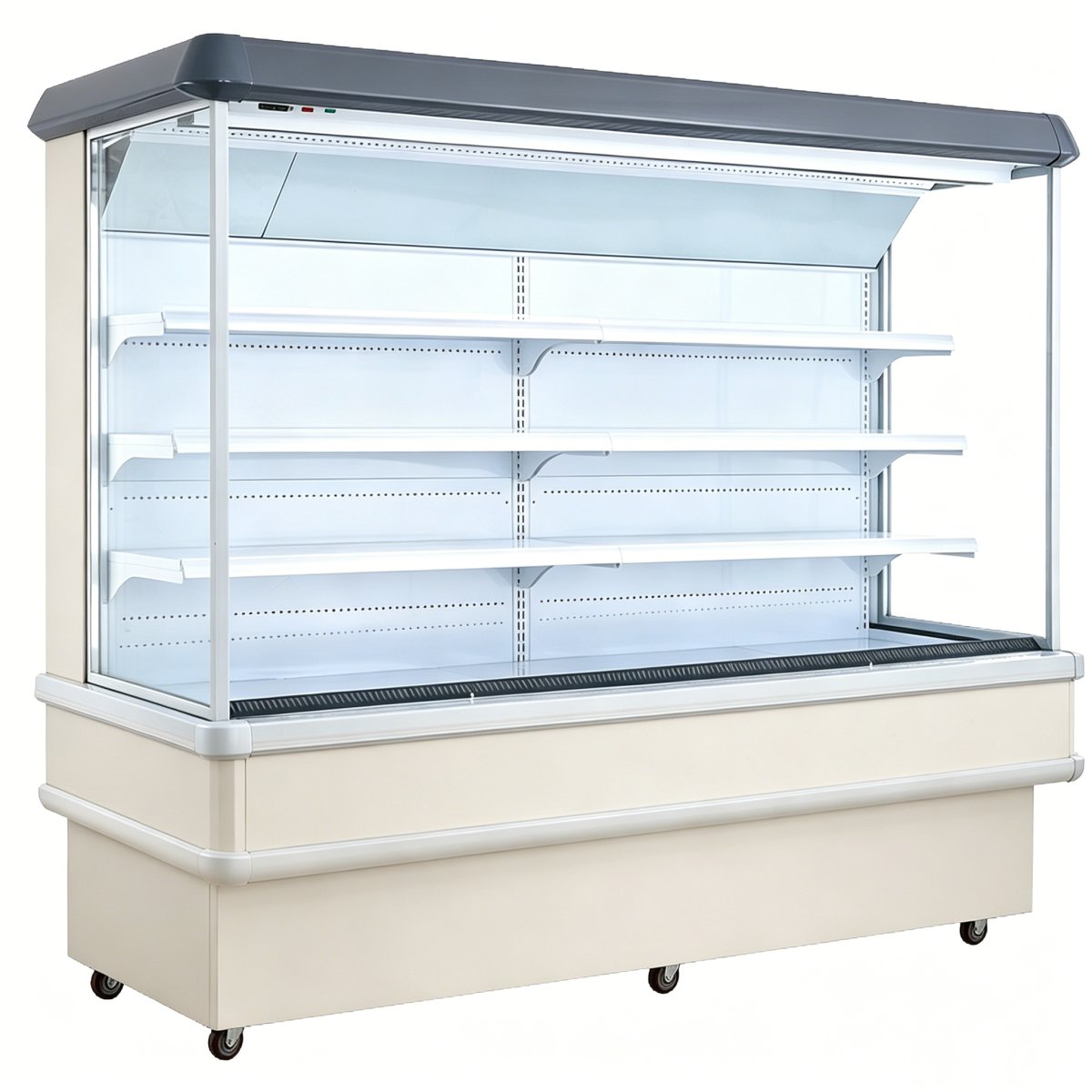 L- Supermarket Fruit Vegetable Air Curtain Display Cooler with LED Light