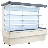 L- Supermarket Fruit Vegetable Air Curtain Display Cooler with LED Light