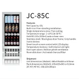L- Custom Voltage Wine Fridge 110V/220V Single Glass Door Wine Cooler for Export Hotel Projects