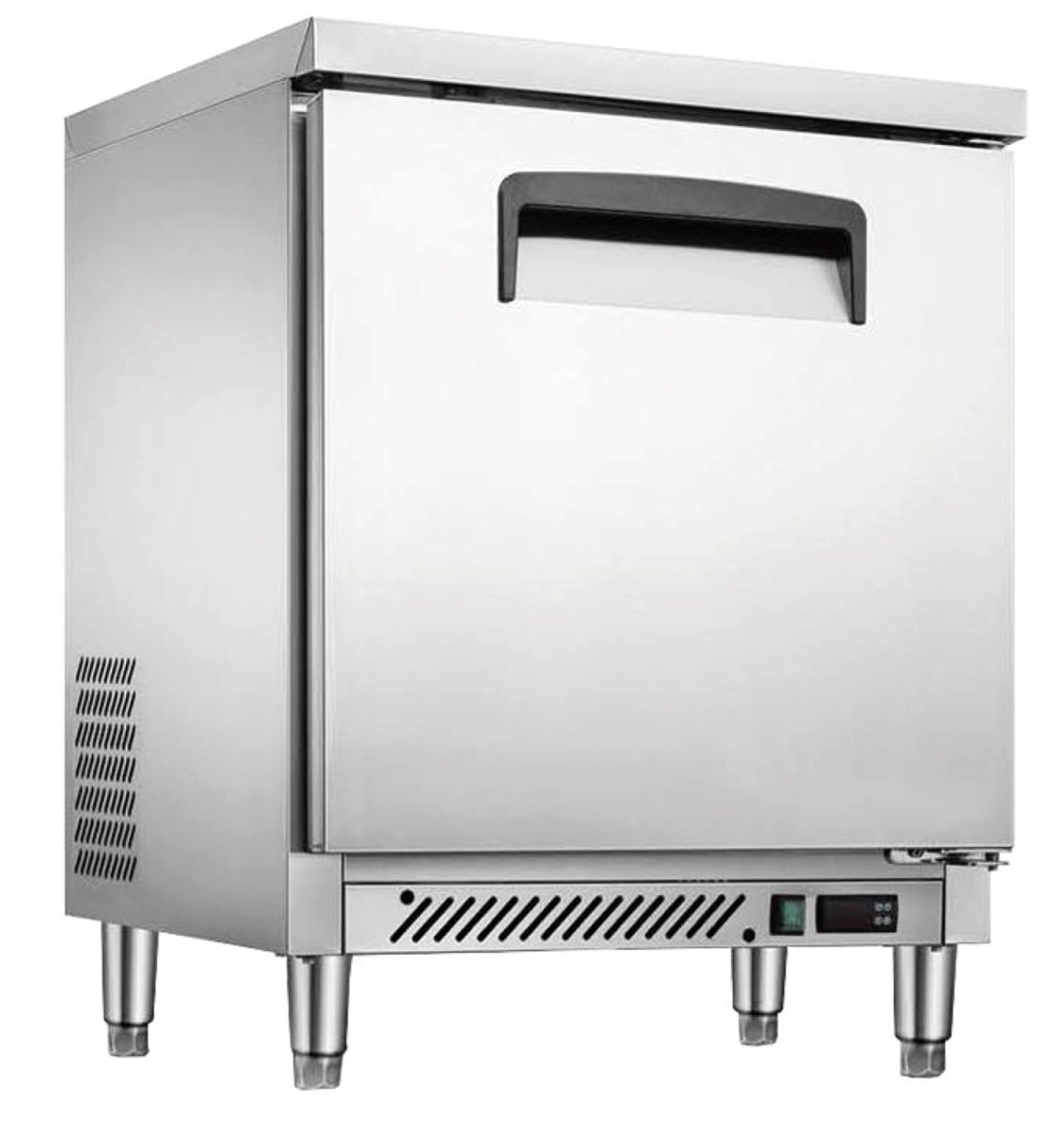 Commercial Salad Refrigerator American Style Single Door Under Counter Freezer with Single-Temperature Air Fan Cooling Modes