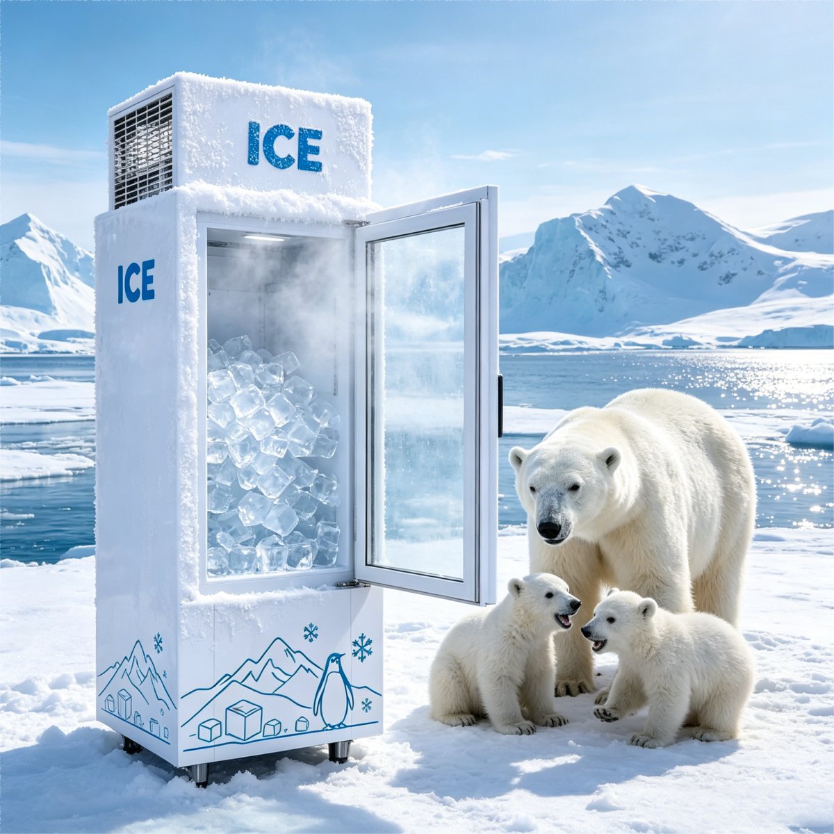 C-Fast Cooling Direct Cooling Single Glass Door Ice Storage Freezer Vertical Ice Holding Cabinet for Milk Tea Shop