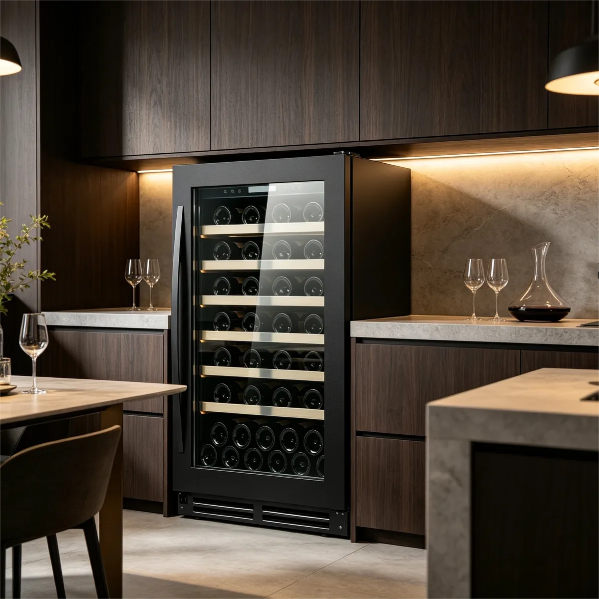 G-Bottom Ventilation 165L Single Zone Wine Cooling Unit JC-165A