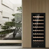 C-275L Multi-Layer Wood Rack Wine Storage Fridge 5-12℃ Adjustable Range