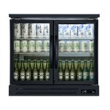 Mini Freezer Fridge Refrigerator Toughened Tempered Glass Door Clear Mini bar Cooler