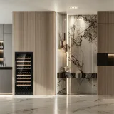 G-265L Single Zone Wine Cooler 110 Bottles Stainless Steel Wine Refrigerator