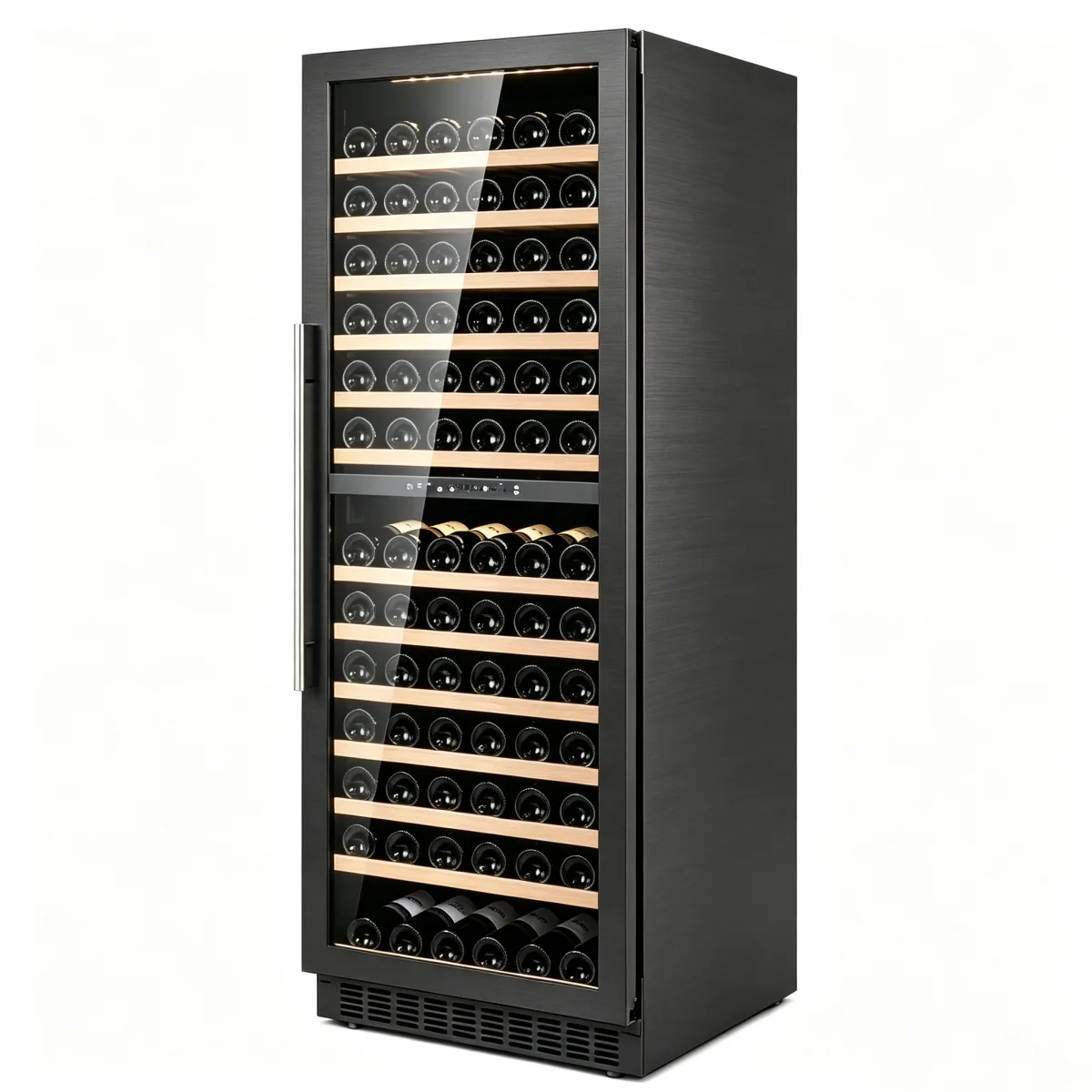 G-Reversible Door Wine Cooler Soft Interior LED Bottom Front Ventilation