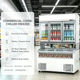 All-in-one Parent-child Refrigerated Beverage Cabinet Widely Used in Convenience Stores and Gas Station Shops