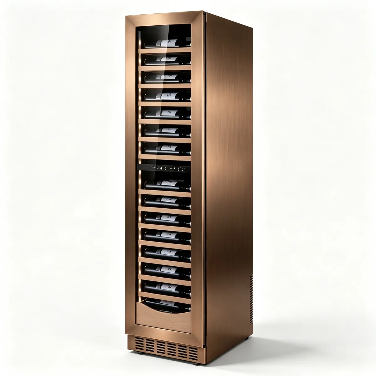 G-JC-385B Sliding Beech Racks Temp Wine Storage Unit