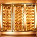 G-Triple Glass Door Bottom Compressor Wine Cellar Cabinet