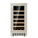 G-Stainless Steel Freestanding Wine Fridge With Pull Out Shelves